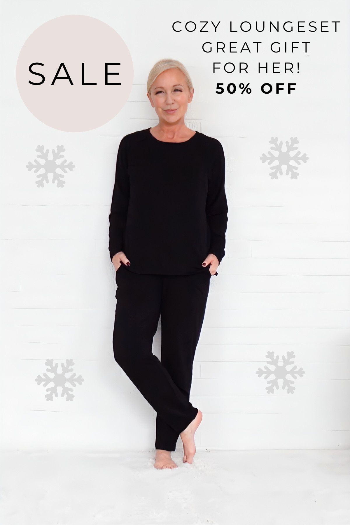Cozy loungeset is HALF OFF and makes a great holiday gift for women. 

 #LTKGiftGuide #LTKHoliday #LTKSaleAlert