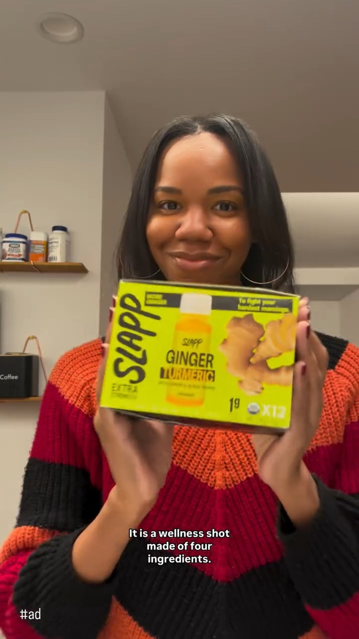 #ad The taste may be rough, but the benefits Slapp! 😉

✅ Caffeine-free energy boost

✅ Supports inflammation + digestion

✅ Electrolytes for hydration

✅ Made with real ingredients

✅ No crash

Your immune system will thank you!

Want to take a shot? 🫚✨

#LTKselfcare #LTKfitnessgoals #LTKActive