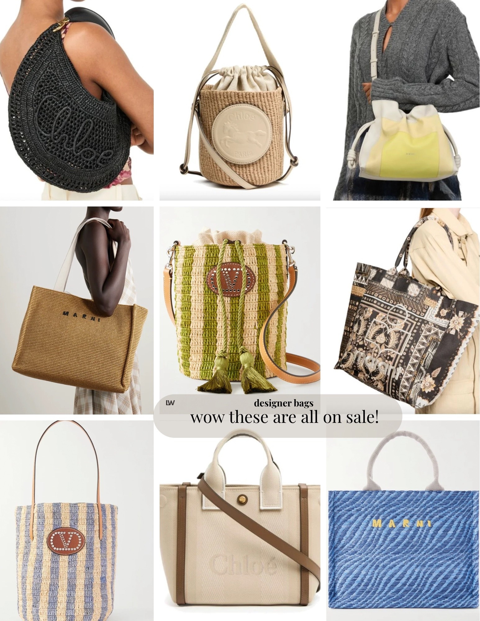 Holy moly these are some awesome sale bags!!! Some are new and 40% off!!