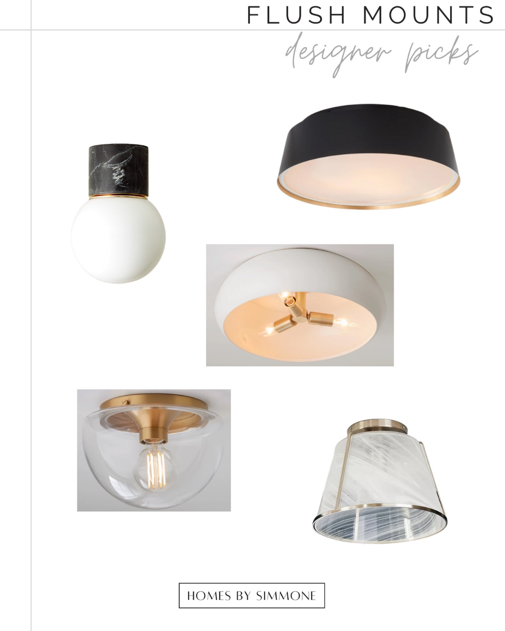 Modern designer flush mount and semi-flush mount lights! ✨

#LTKstyletip #LTKhome