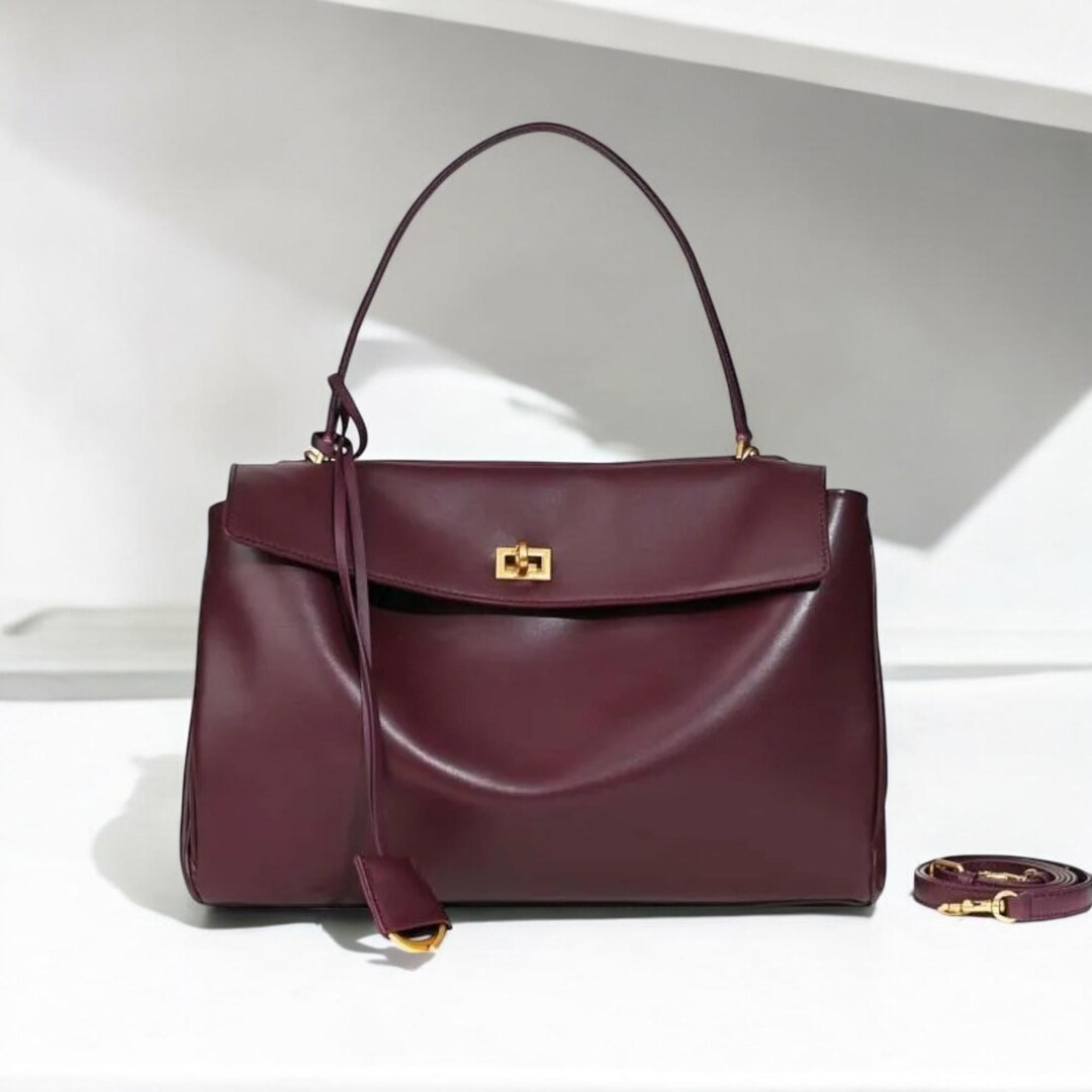 Luxury Brand Rodeo Women's Tote Bag, Genuine Leather Shoulder Handbag With Gold Buckle, Fashion A... | Etsy (US)