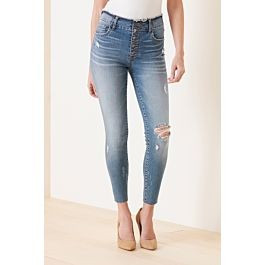 Kut From The Kloth  High Rise Connie Ankle Skinny with Exposed Buttons | Evereve