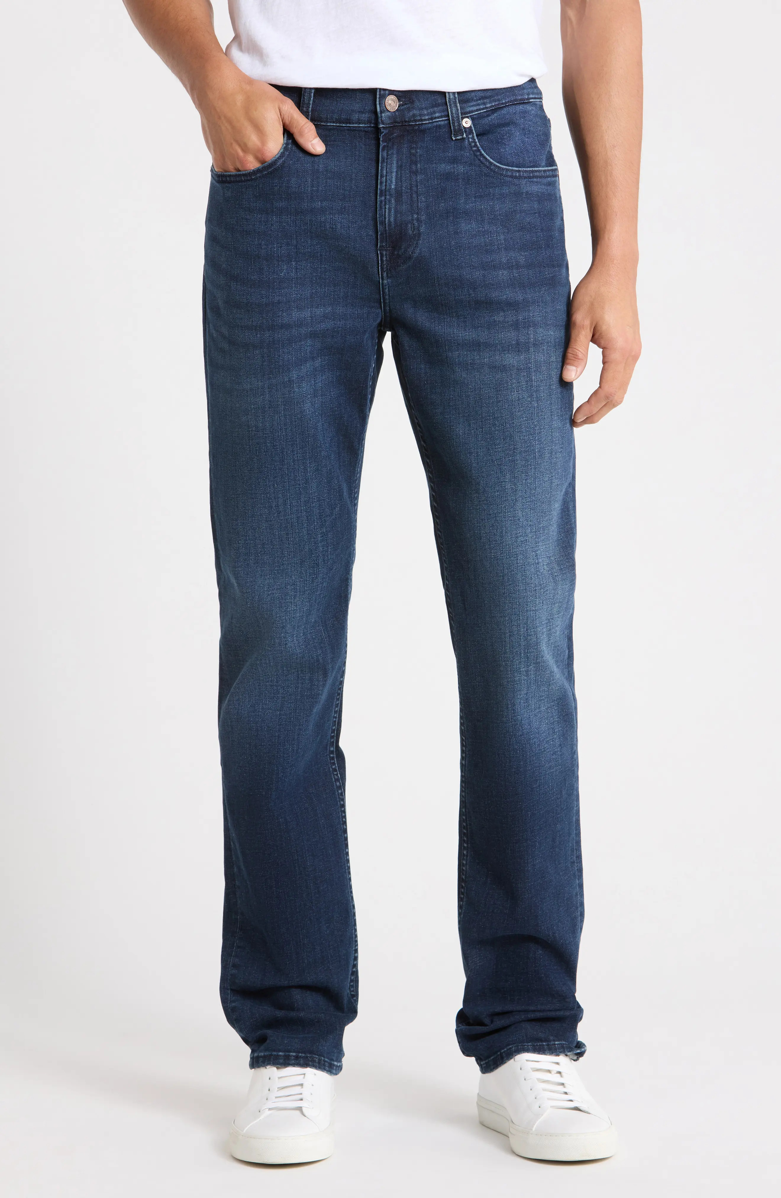 7 For All Mankind The Straight Leg Jeans in Thurston at Nordstrom, Size 40 | Nordstrom