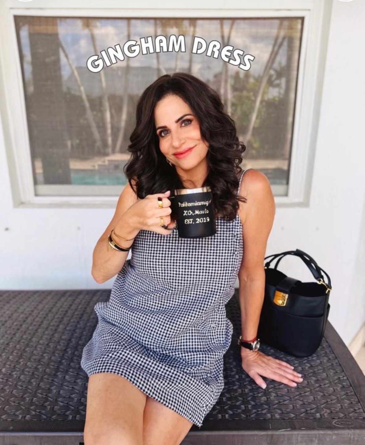 Cute summer gingham skort dress. On Sale ! Wearing a smp . Use my Stackable link

#LTKSaleAlert #LTKOver40 #LTKPetite