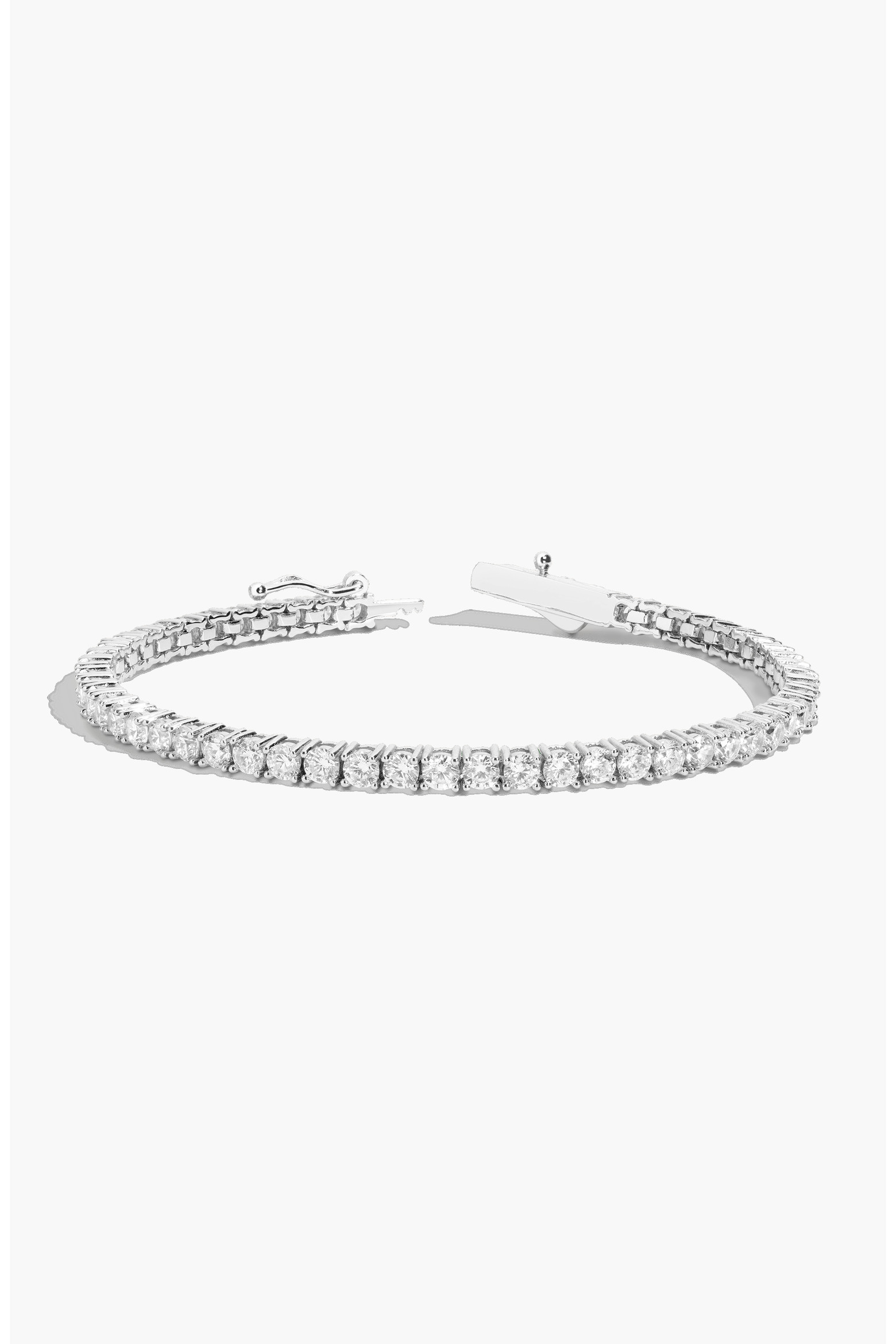 Lab Grown 6ct White Sapphire Tennis Bracelet (Women) | Nordstrom | Nordstrom
