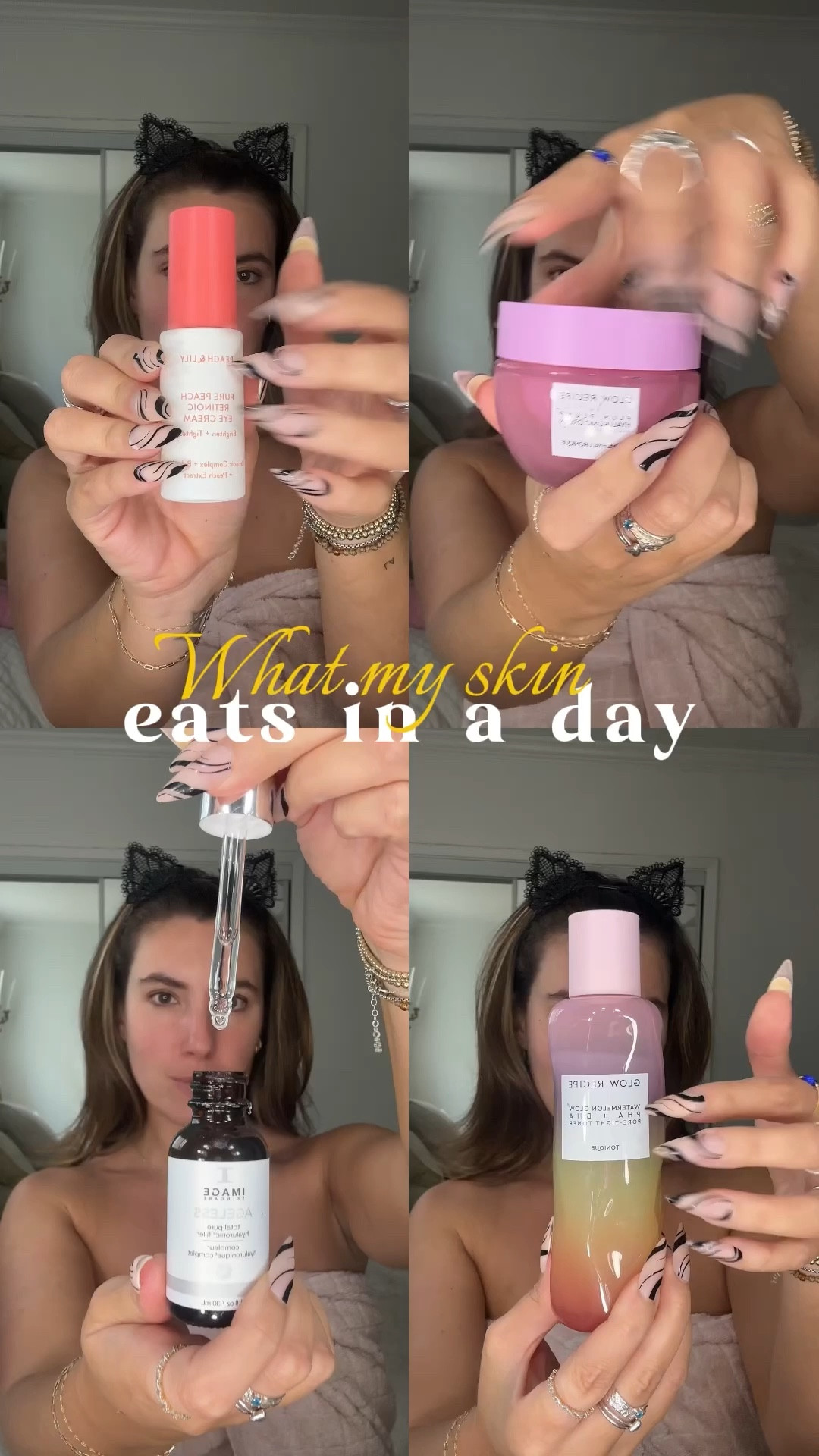 What my skin eats in a day 

#LTKBeauty