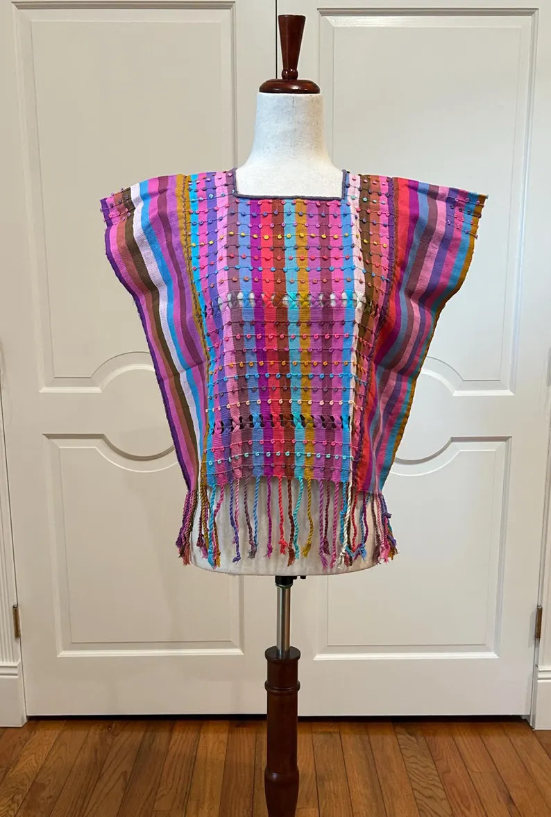 Handwoven Chiapas Huipil Blouse. 100 % Handmade 0n a Backstrap Loom. - Etsy | Etsy (Global)