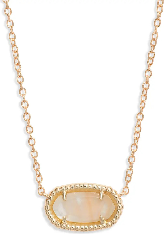 Elisa Ridge Frame Pendant Necklace | Nordstrom
