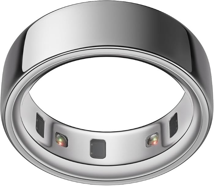 Oura Ring 4 - Silver - Size 7 - Size Before You Buy | Amazon (UK)