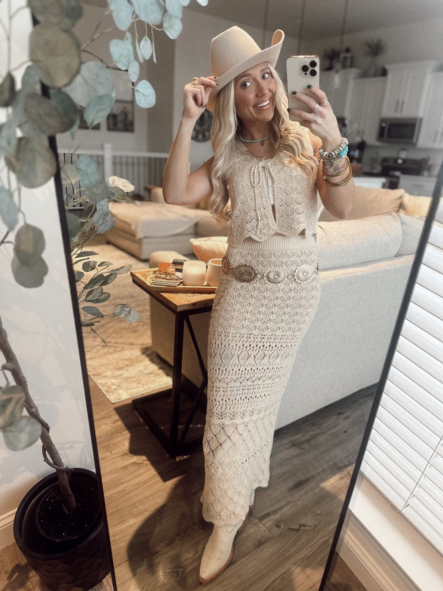 This adorable outfit is under $100 the top the skirt and the belt! All from VICI I’m obsessed with this look I think it’s so cute for spring and summer. This is such a staple, even if you’re going to the beach.!:) it would be super cute over a swim swimsuit! 

My code will save you 30% off  “KERSTYNSAVE30”!!!! 

#LTKSeasonal #LTKFestival #LTKFindsUnder100
