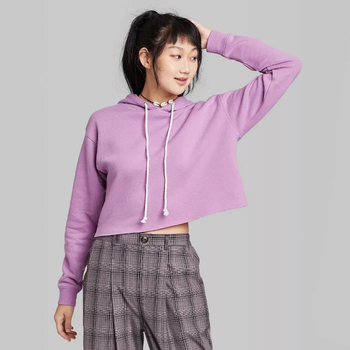 Women's Cropped Hoodie - Wild Fable™ | Target