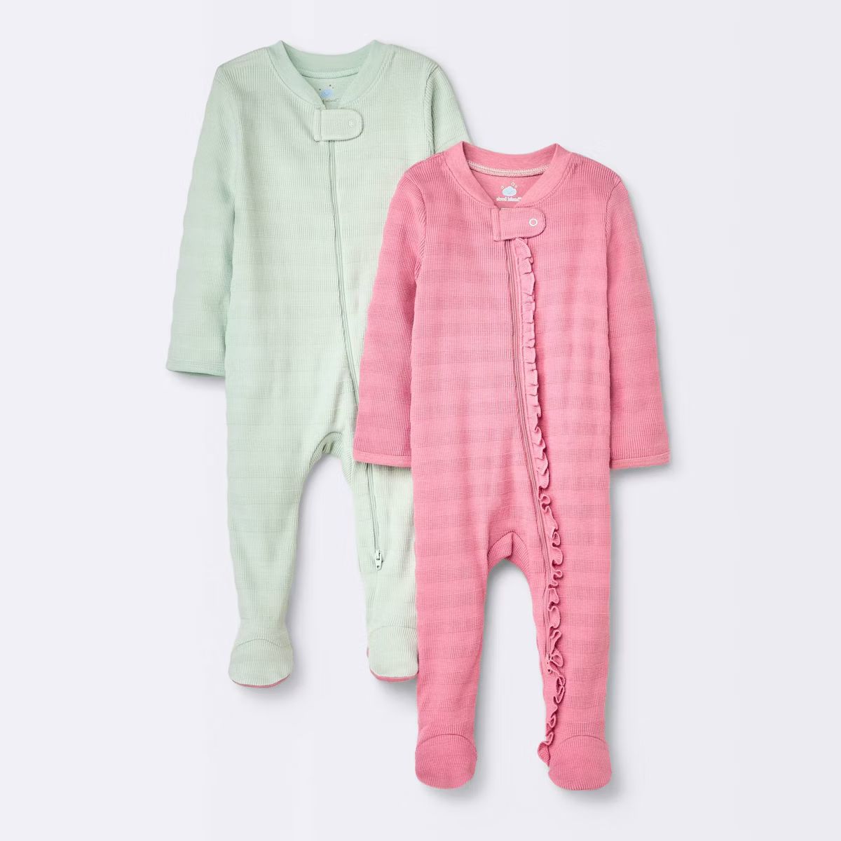 Baby 2pc Waffle Sleep N' Play - Cloud Island™ Pink | Target