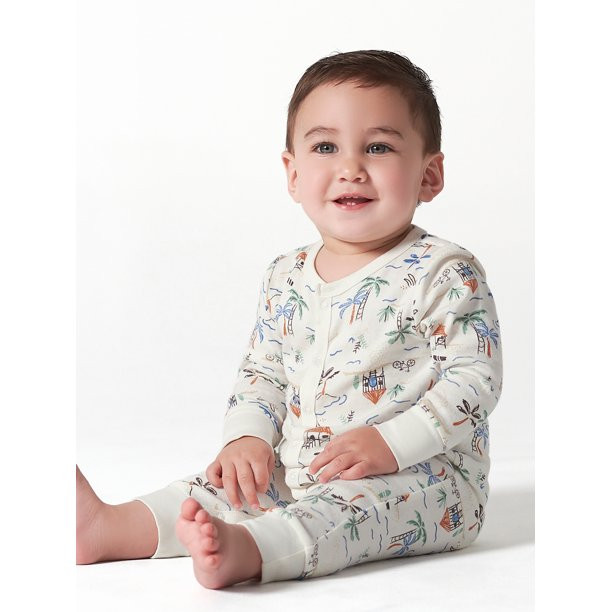 Modern Moments by Gerber Baby Boy or Girl Unisex Long Sleeve Coverall (Newborn - 12 Months) | Walmart (US)