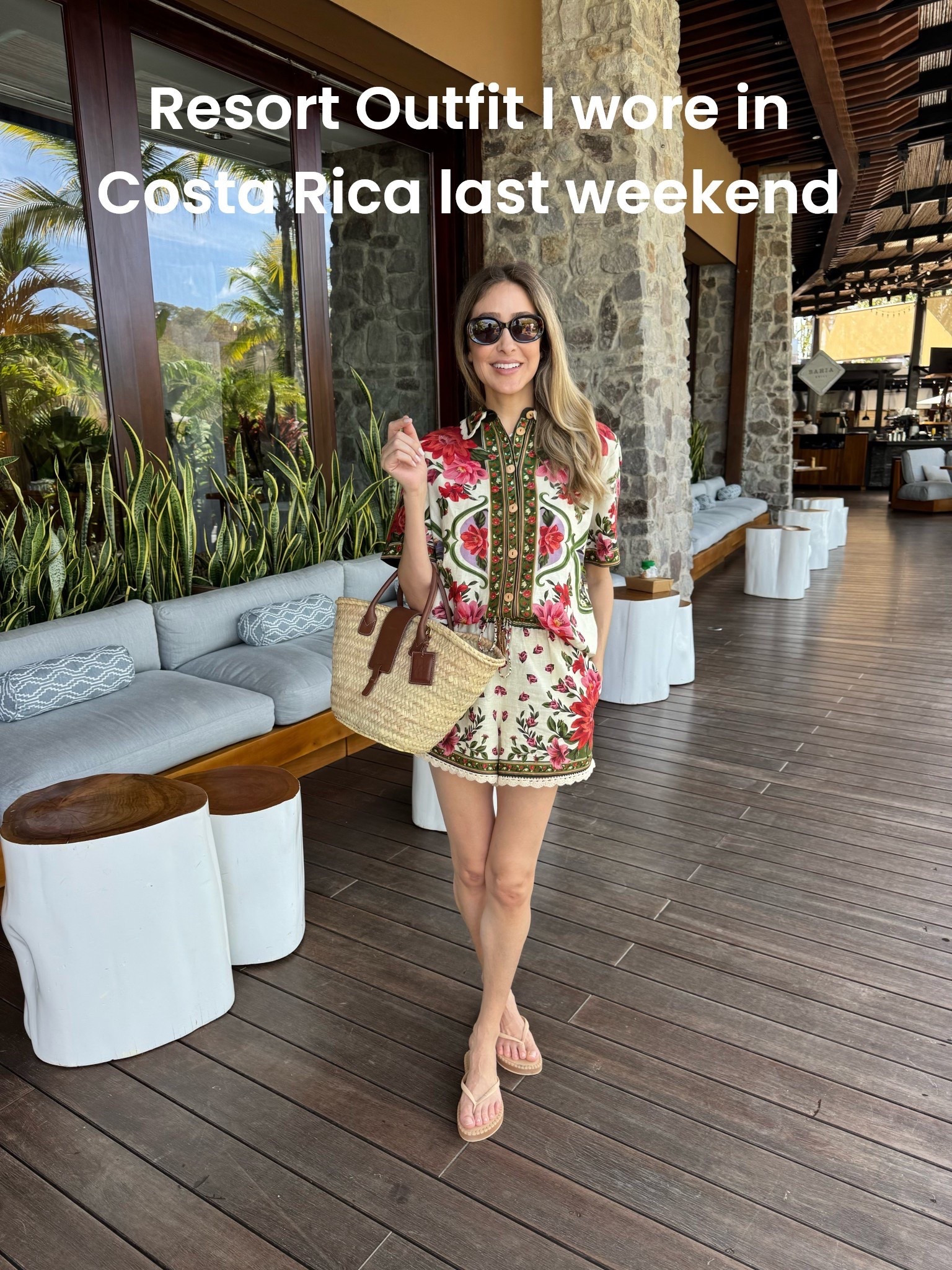 Resort outfit I wore in Costa Rica last weekend! I am loving this set from farm rio, super elegant, comfortable, and flattering. Perfect for vacation, and resort wear. Fits true to size and I’m wearing size small
Vacation outfits beach 
Resort wear 
Vacation outfits 



#LTKU #LTKootd #LTKSeasonal