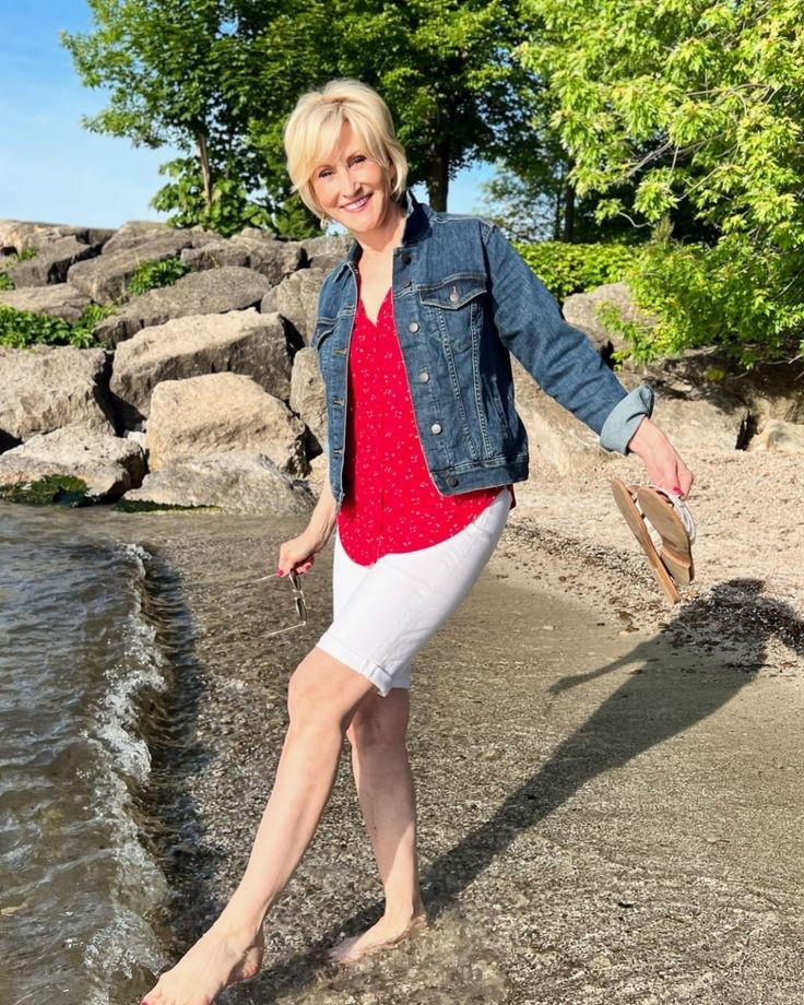 The classic that never goes out of style 💙☀️
A denim jacket is the ultimate summer staple—light enough to layer, timeless enough to wear with everything. Thrown over a sundress, paired with white jeans, or draped over the shoulders for sunset dinners…it just works.


#DenimDays #Over50Style #AgelessFashion #SummerLayers #ClassicStyle #TimelessWardrobe #ChicAndConfident 

#LTKSeasonal #LTKStyleTip #LTKOver40