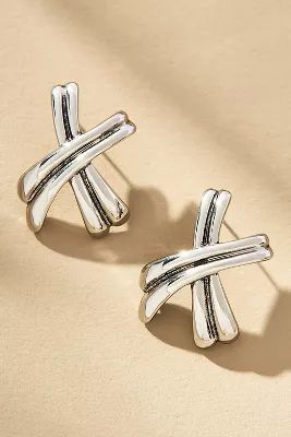 Crisscross Post Earrings | Anthropologie (US)