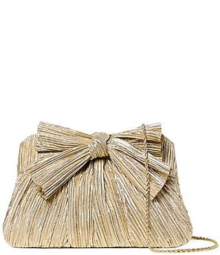 Loeffler Randall Rayne Pleated Clutch - Gold | Dillard's