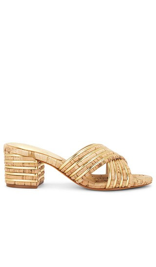 Latifah Mule in Ouro Claro & Natural | Revolve Clothing (Global)