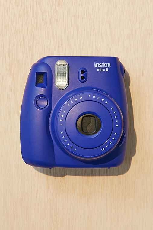 Fujifilm X UO Custom Colored Mini 8 Instax Camera,DARK BLUE,ONE SIZE | Urban Outfitters US