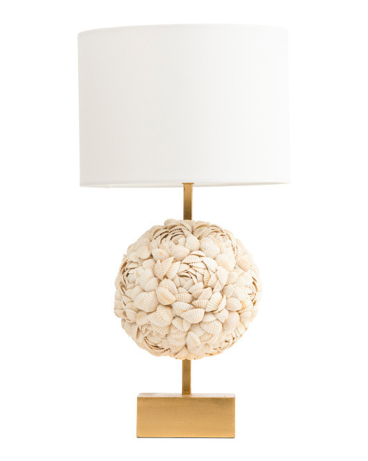 11x21.25 Brittney Mini Shell Lamp | TJ Maxx