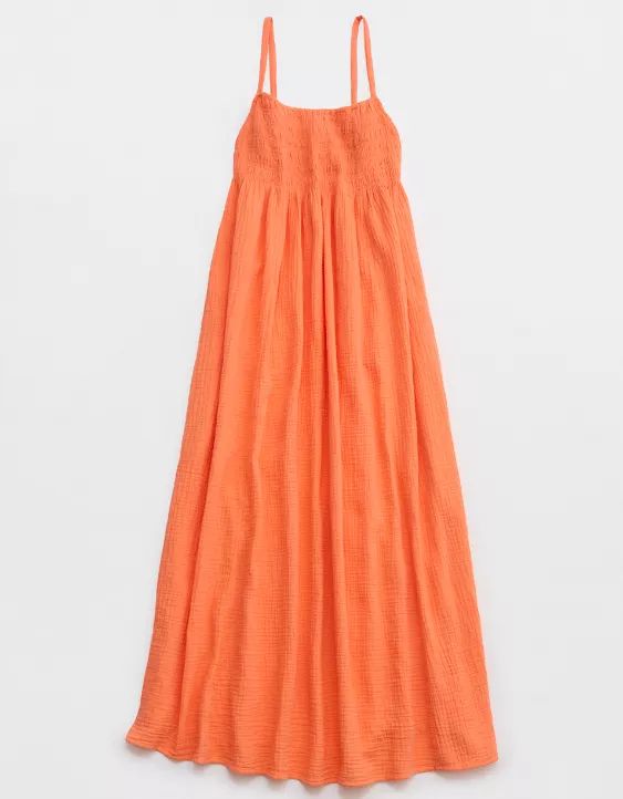 Aerie Pool-To-Party Tie Back Maxi Dress | Aerie