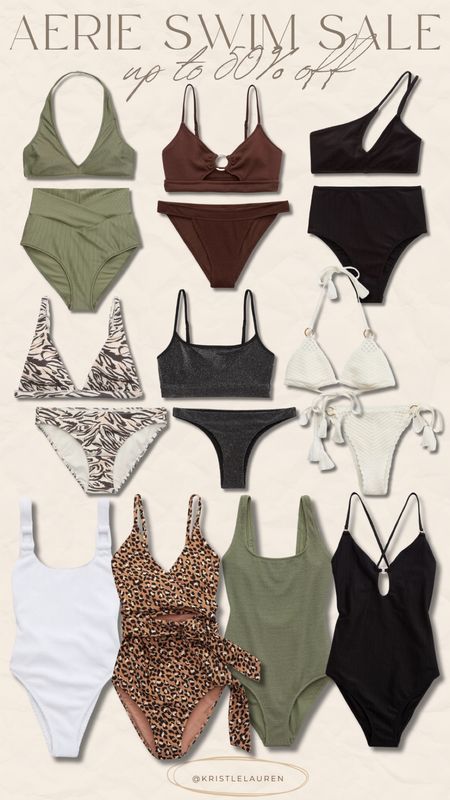 Aerie Swim Sale! Up to 50% off! 
Love these high waisted bottoms!!


#LTKSwim #LTKSaleAlert #LTKFindsUnder50