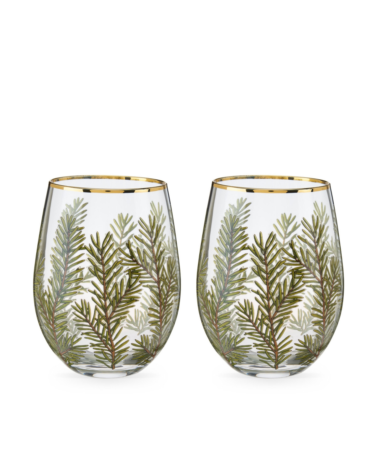 Twine Woodland Stemless Wine Glass Set, 2 Piece | Macys (US)
