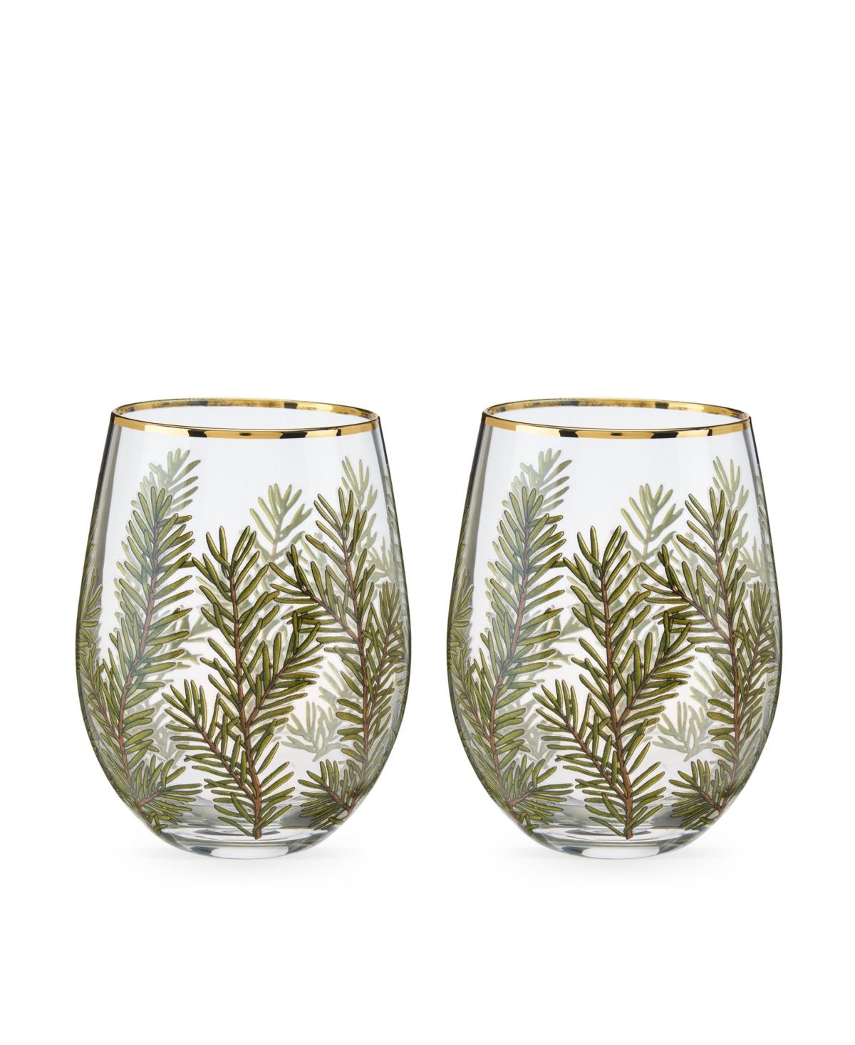 Twine Woodland Stemless Wine Glass Set, 2 Piece | Macys (US)