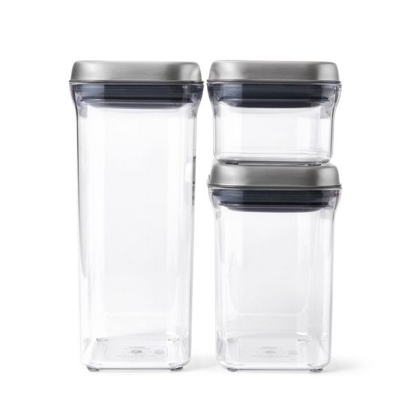 OXO 3pc SteeL POP Container Set | Target