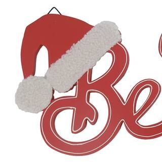 21.7" Peppermint Lane Believe Christmas Wall Sign with Hat by Ashland® | Michaels Stores