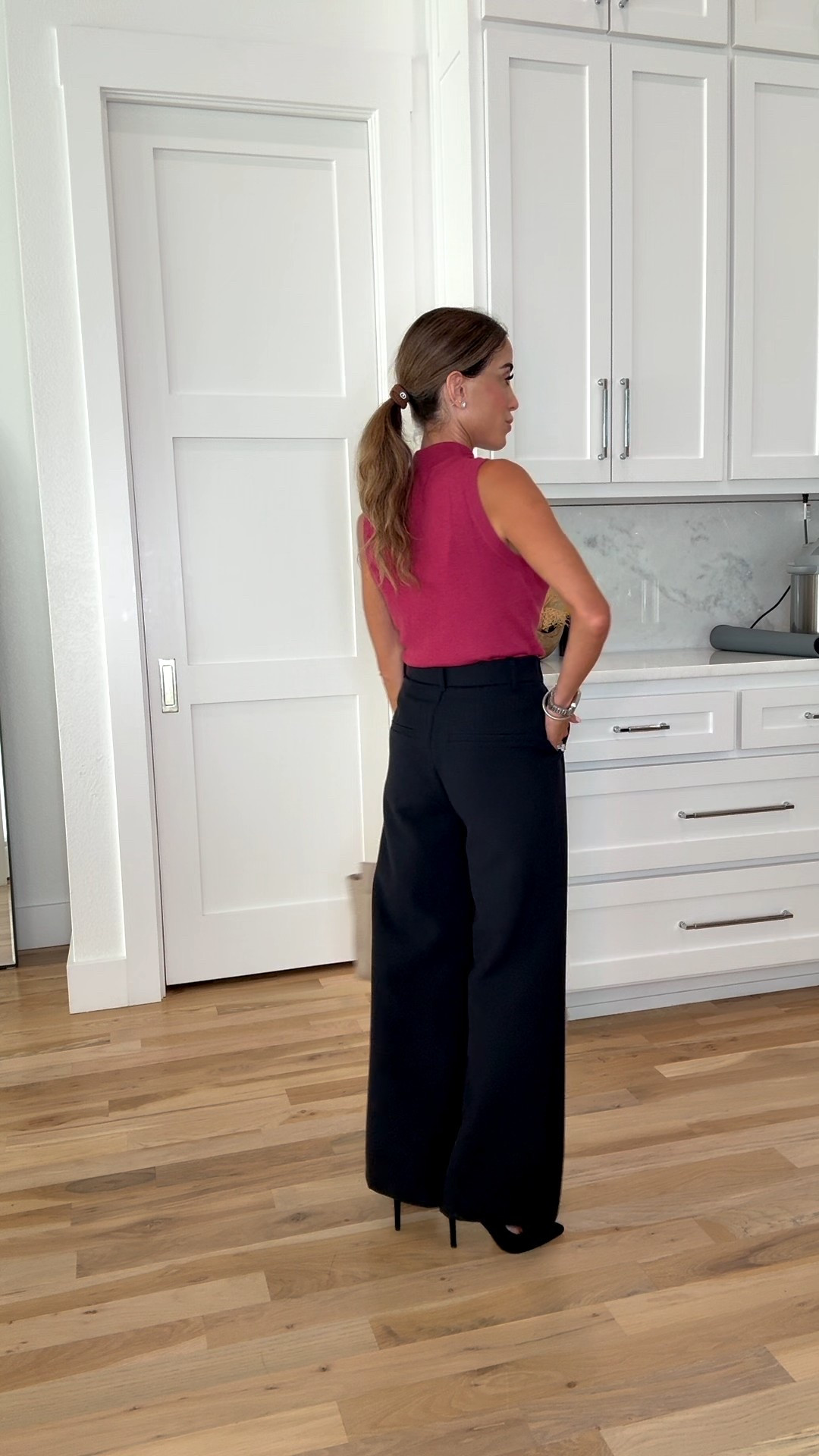 Business casual outfit idea size xs trouser pants petite friendly size 23 

#LTKPetite #LTKWorkwear