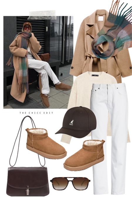 𝒫𝒾𝓃𝓉𝑒𝓇𝑒𝓈𝓉 𝒾𝓃𝓈𝓅𝒾𝓇𝑒𝒹 𝑜𝓊𝓉𝒻𝒾𝓉 🤎 I went with a darker bag, for this look. Thought it balanced the Kangol cap nicely! xx 

Hiiii, lovely! Follow my shop @TheChiccEdit to shop this post, and get my exclusive app-only content! So glad you're here!

Amazon Influencer
www.Amazon.com/shop/thechiccedit

Ltkfind, ltkmidsize, ltkover40, ltkunder50, ltkunder100, chic, aesthetic, trending, stylish, winter home, winter style, winter fashion, minimalist style, affordable, trending, winter outfit, Christmas, holiday season, Christmas outfit, New Year’s Eve style, decorations, home, decor, decorations #ootd #dupe #outfit #bag #boots plaid scarf the row bag kangol cap Amazon fashion jeans camel coat ugg mini boots dupe sweater sunglasses look for less 

#LTKstyletip #LTKitbag #LTKover40