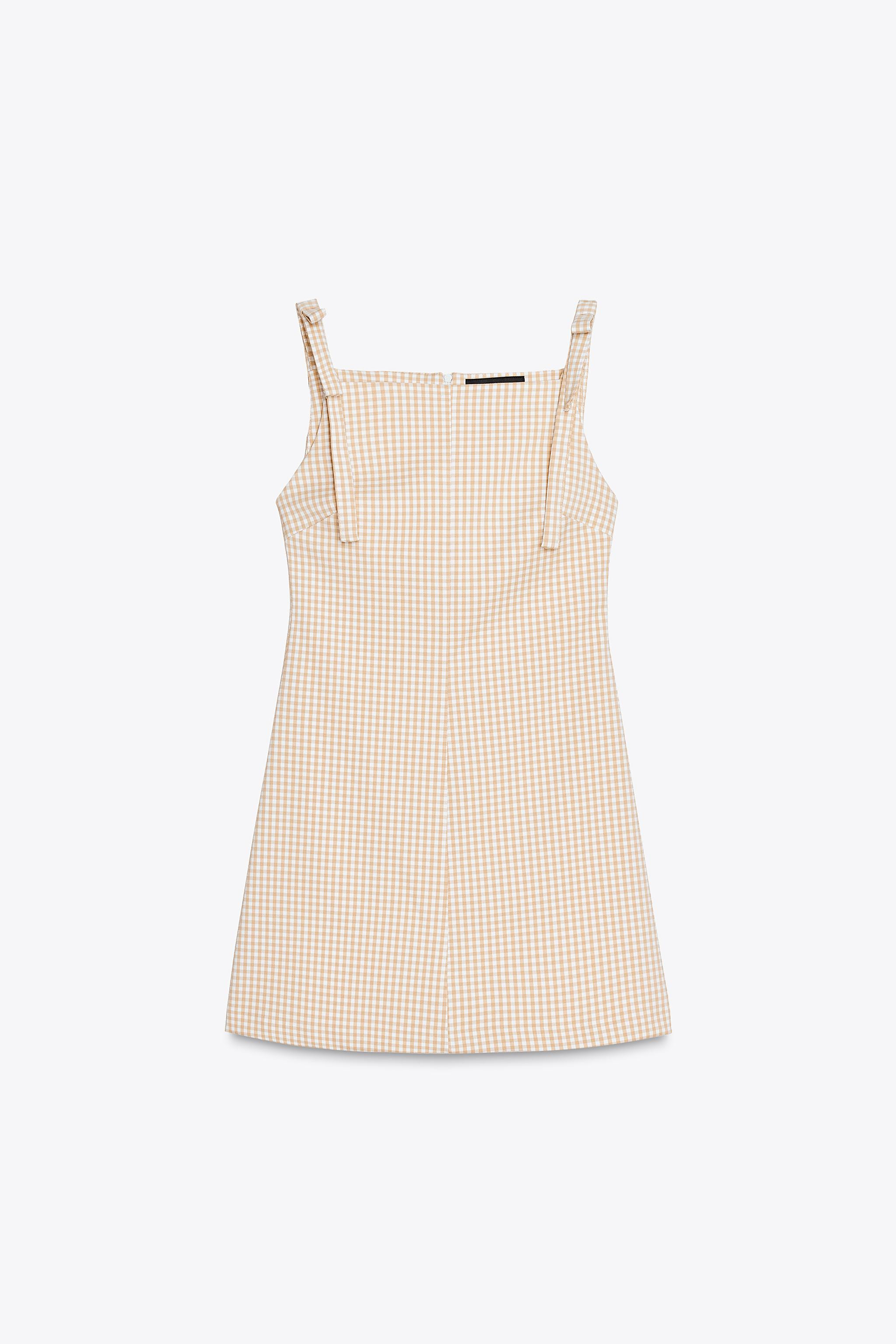 ELASTIC TRIM SHORT DRESS | Zara US