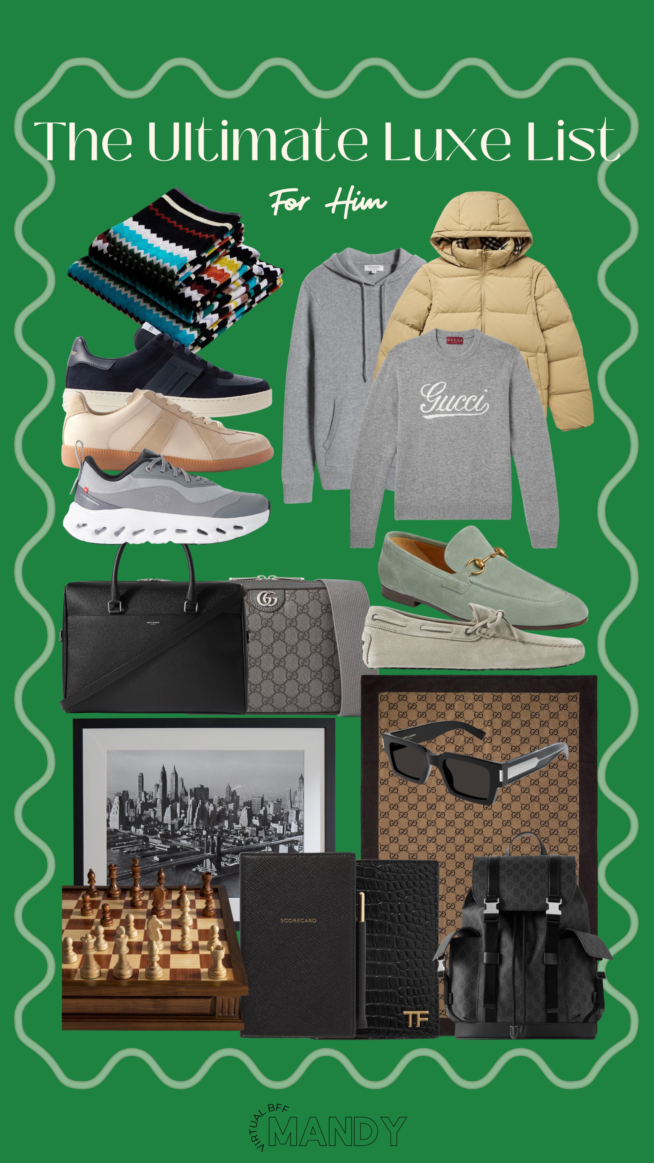 The Ultimate Luxe List: For Him!💙 

Christmas gift - gift guide - gifts for him - luxury gifts - men’s gifts - gift inspo - sneakers - men’s fashion - men’s designer 

#LTKMens #LTKHoliday #LTKGiftGuide