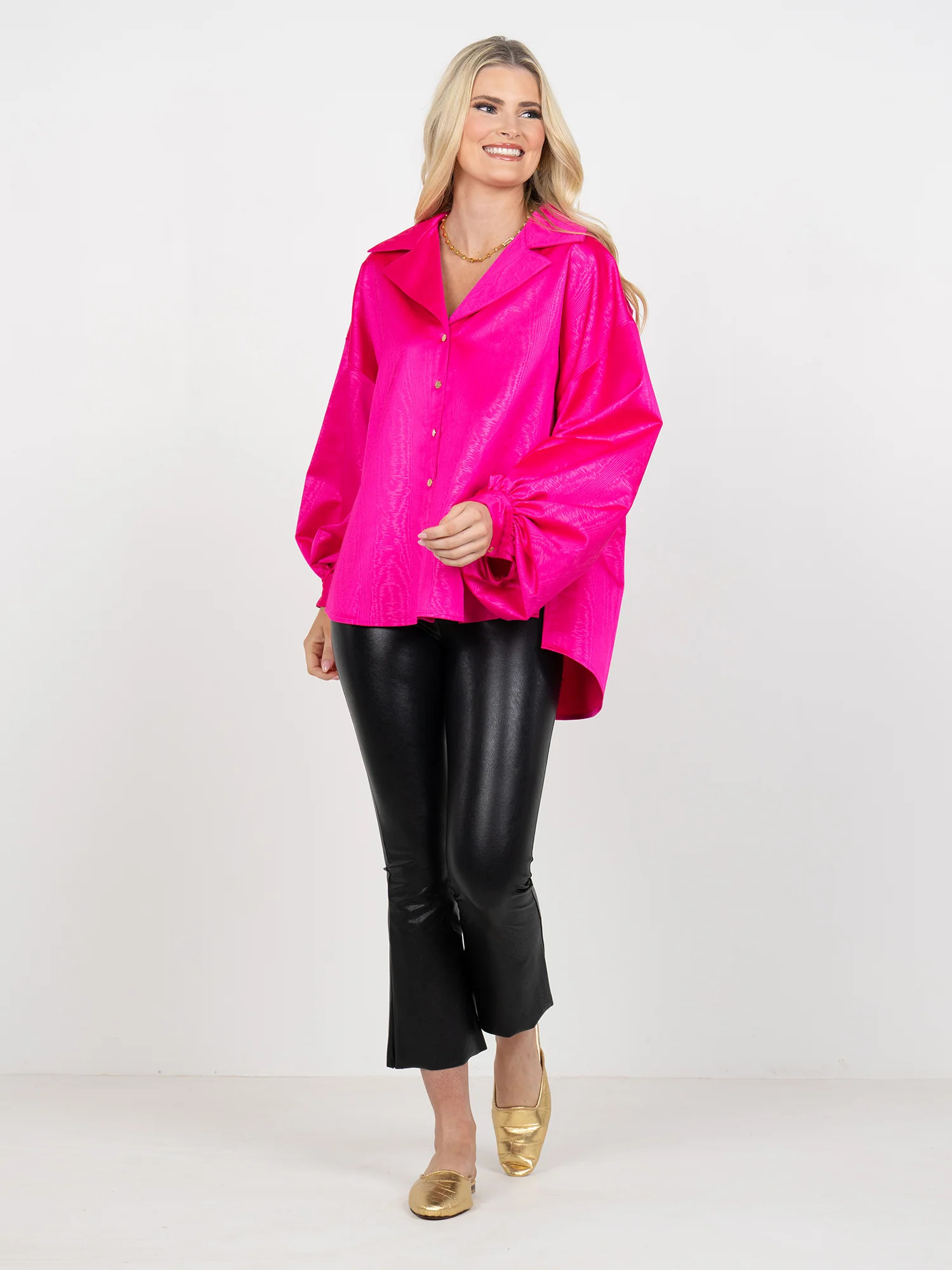 Iris Oxford in Pink Faux Bois | Emily McCarthy