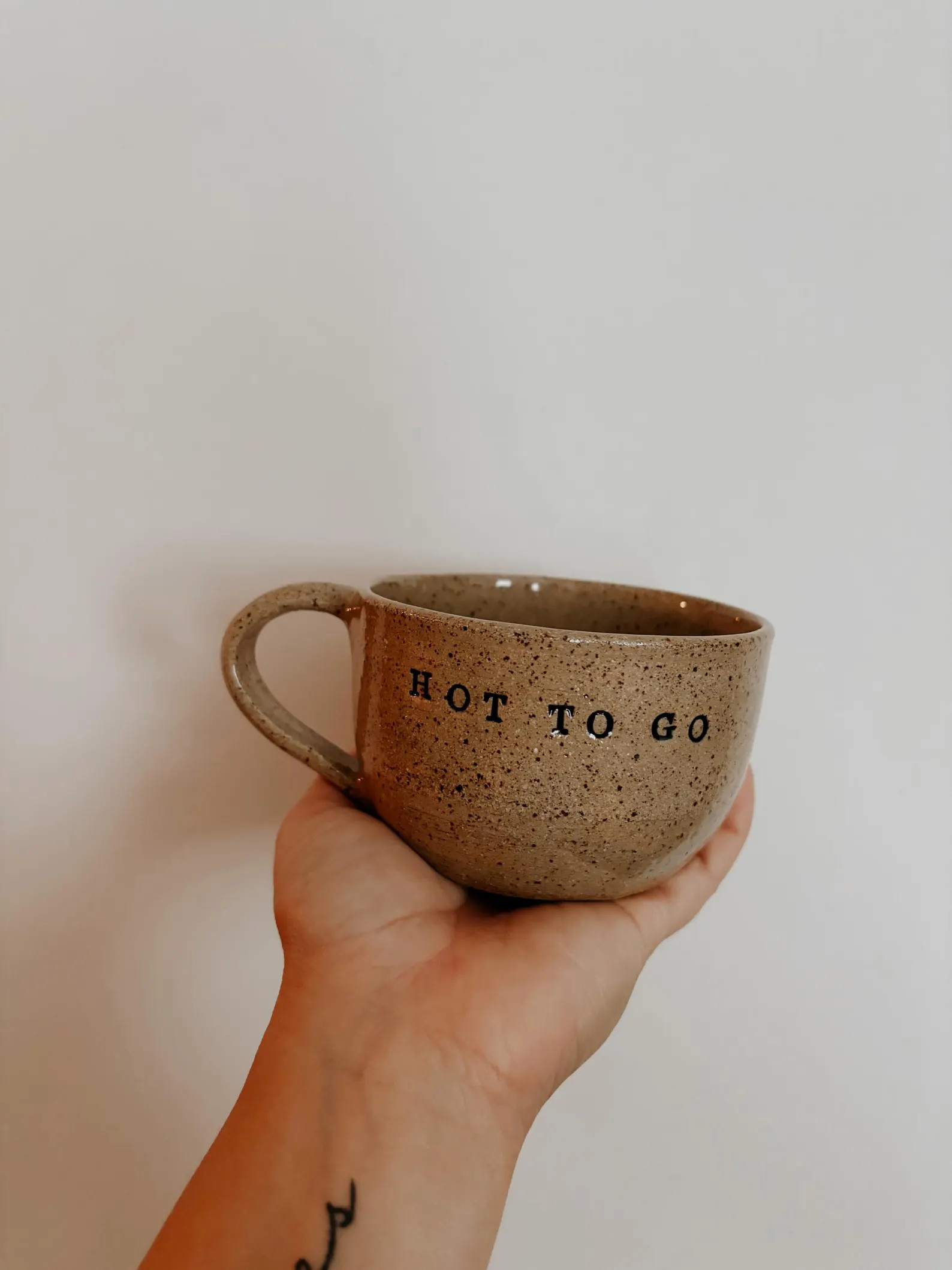 Hot To Go (CAPS) | Handmade Minimalist LGBTQ Pride Mug | Etsy (Global)