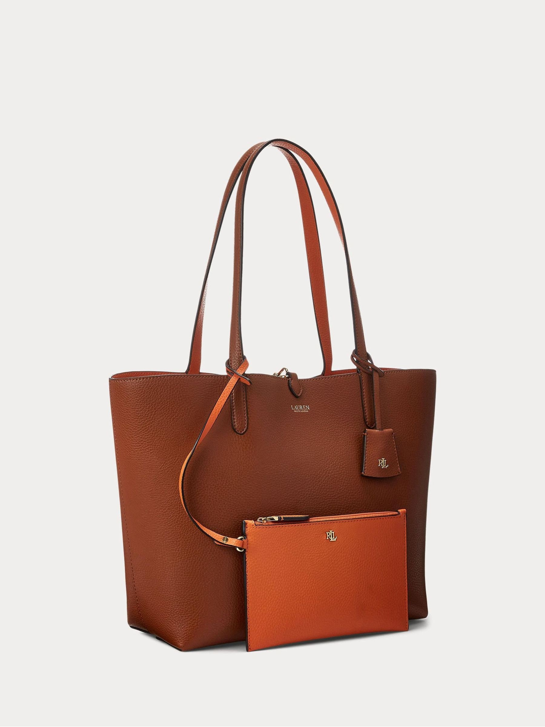 Buy Lauren Ralph Lauren Brown Tote Bag from Next Ireland | Next EU