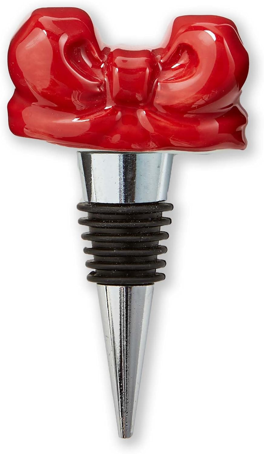 Tag Very Merry Bow Bottle Stopper Small Red | Amazon (US)