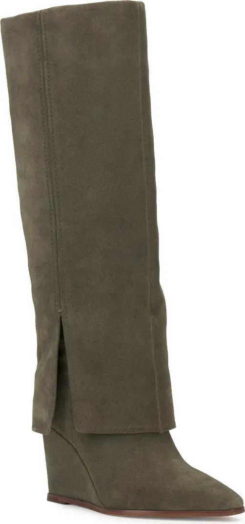 Tibani Foldover Shaft Knee High Boot (Women) | Nordstrom
