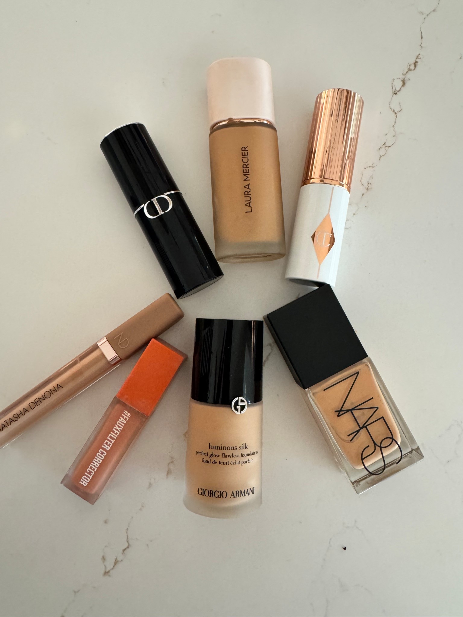 Some of my top picks from the Sephora Sale! 
NARS shade: Barcelona
Armani shade: 5.75
Laura Mercier: 3W1: Dusk
Dior Stick: 2W
Natasha Denona concealer: P4
Huda Beauty: Peach 
CT Sheer Glow Tint: medium 

#LTKOver40 #LTKselfcare #LTKBeauty