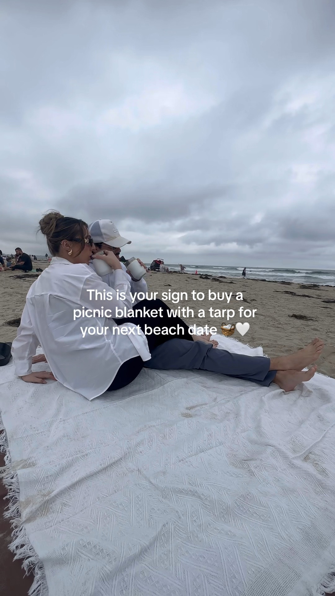 2-in-1 picnic blanket from Amazon is perfect to take to the beach for your next picnic date 🧺🤍

#LTKstyletip #LTKFind #LTKhome