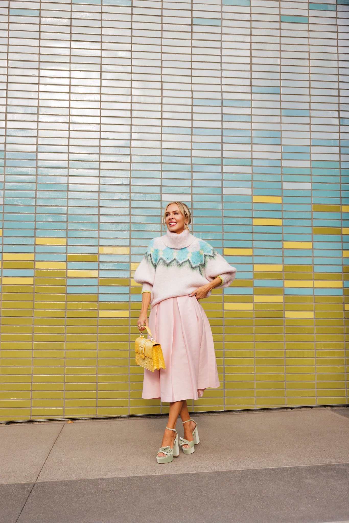 Dopamine fashion for winter! I LOVE this sweater and skirt combo!

#LTKootd #LTKOver40 #LTKSeasonal