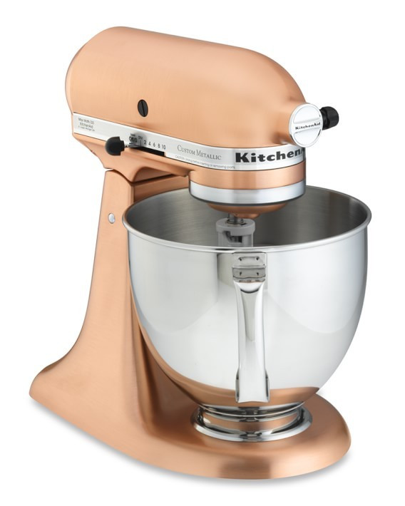 KitchenAid® Metallic Series 5-Qt. Stand Mixer, Satin Copper | Williams-Sonoma