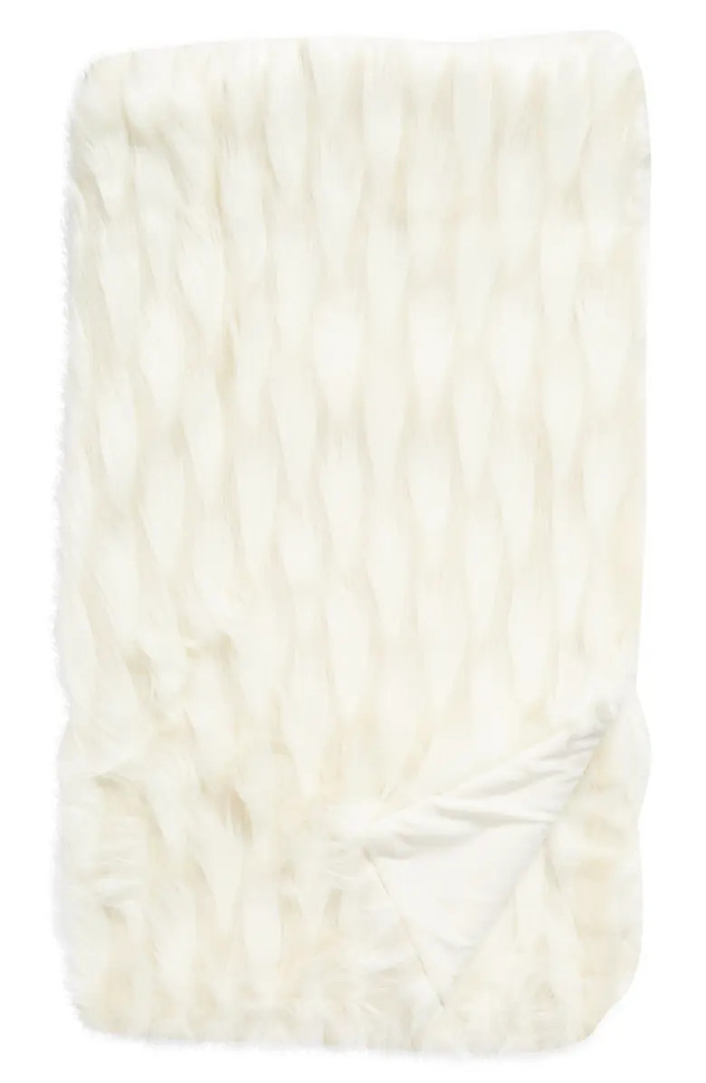 Statement Faux Fur Throw Blanket | Nordstrom