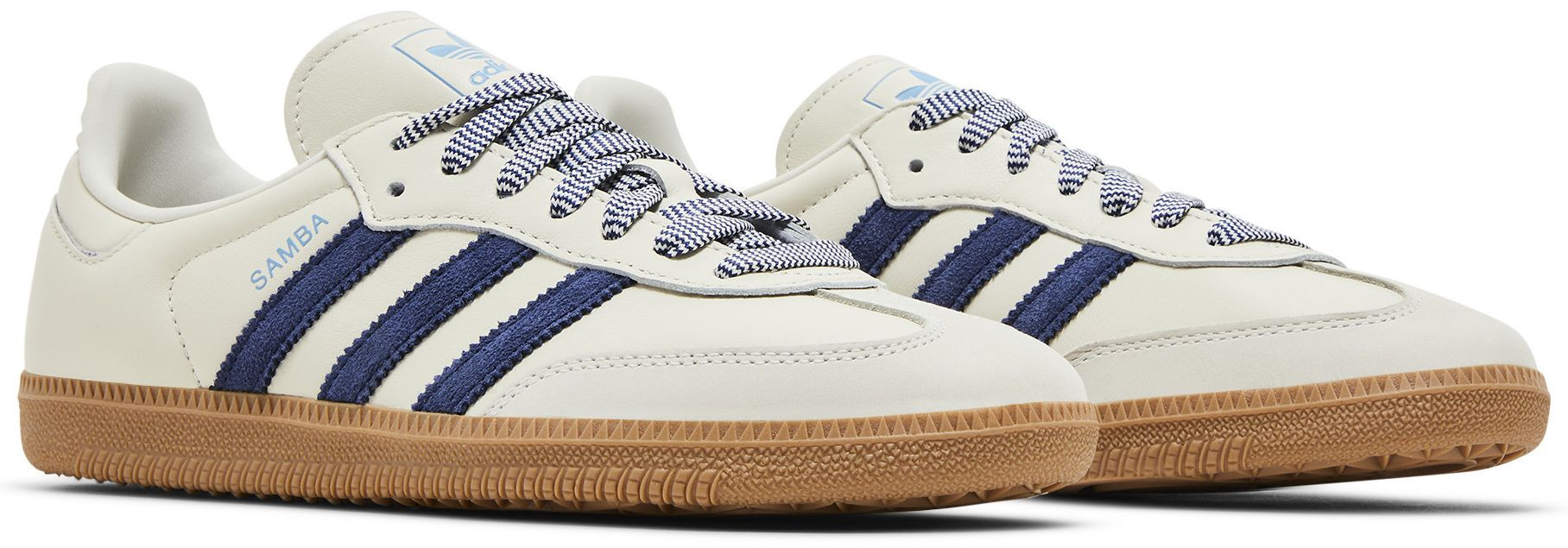 Buy Wmns Samba OG 'Off White Dark Blue' - JI3907 | GOAT | GOAT