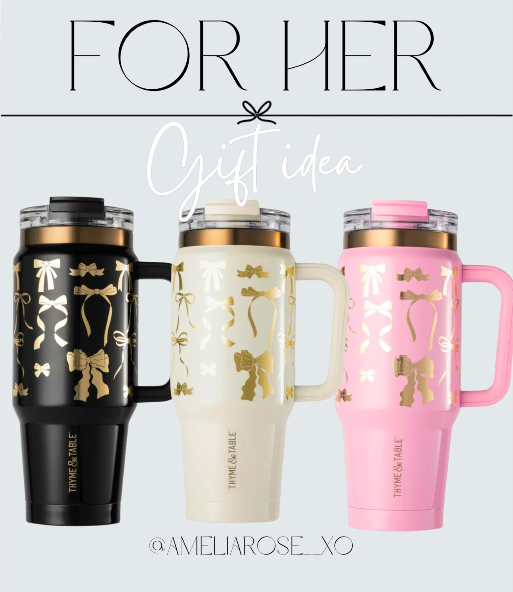 The cutest bow tumblers at Walmart for $17 that would make a great gift!! 

#LTKFindsUnder50 #LTKHoliday #LTKGiftGuide