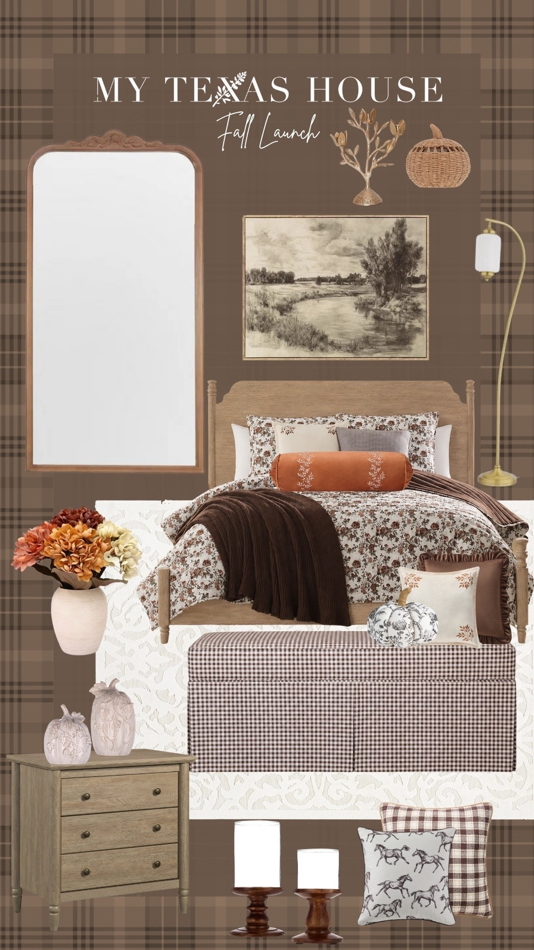 Just a little fall bedroom mood board for you guys! Our full Fall collection is available now!

#LTKSeasonal #LTKHome