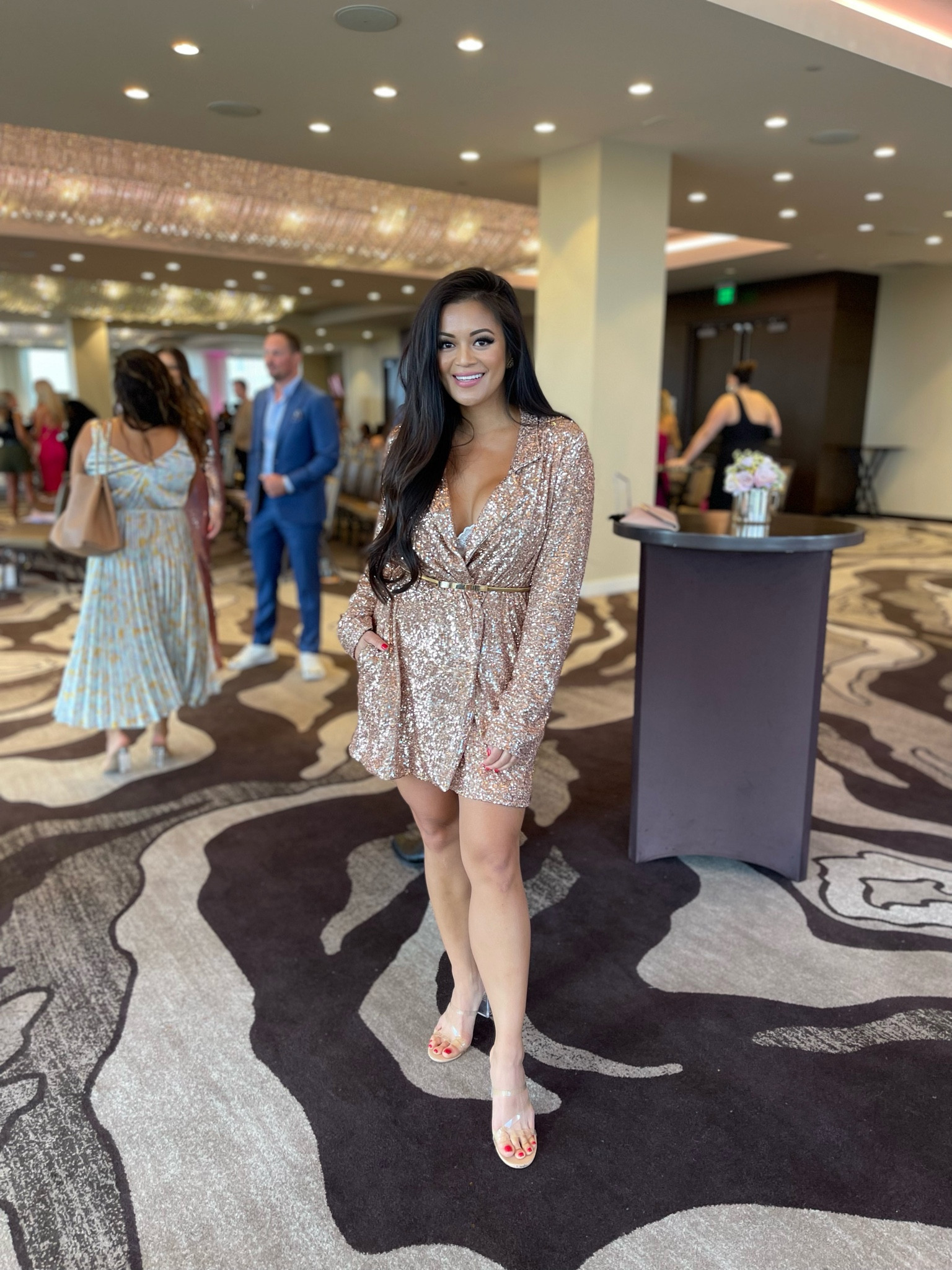 Sequin dress! 

#LTKcurves #LTKwedding #LTKstyletip