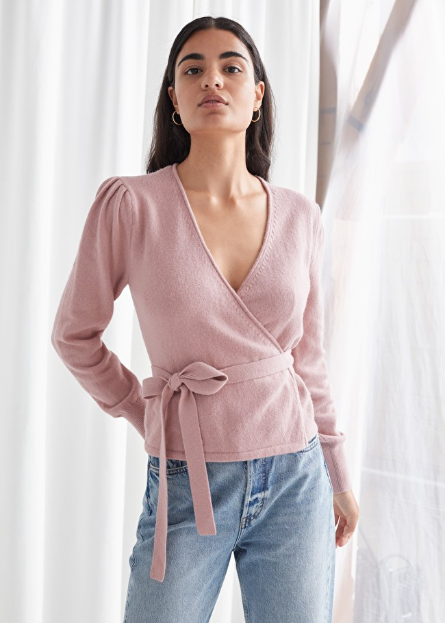 Wool Alpaca Blend Wrap Cardigan | & Other Stories (EU + UK)