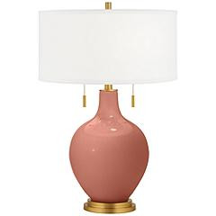 Rojo Dust Toby Brass Accents Table Lamp | www.lampsplus.com | Lamps Plus